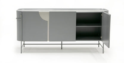 Modrest Hadley- Matte Grey Buffet