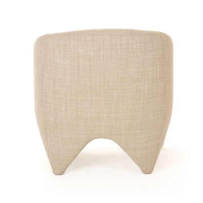 Modrest Halton Modern Beige Fabric Accent Chair
