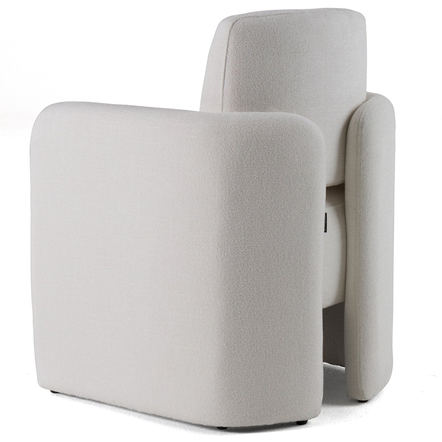 Modrest Hermosa Modern White Fabric Dining Chair