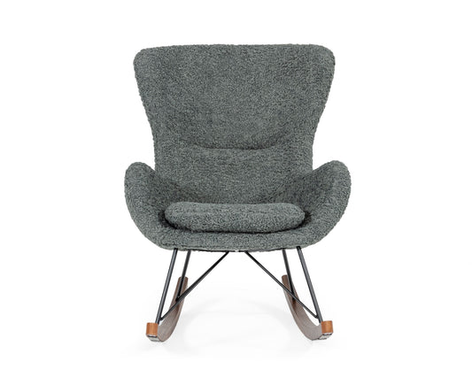 Modrest Ikard Modern Grey Sheep Rocking Chair