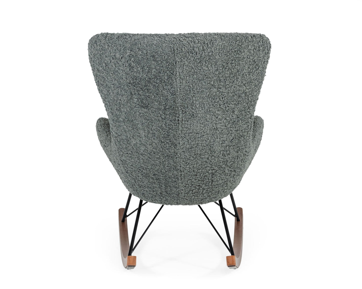 Modrest Ikard Modern Grey Sheep Rocking Chair