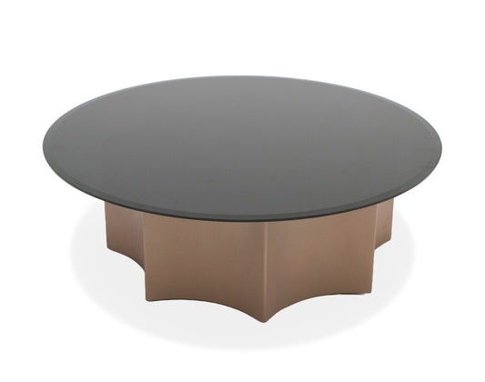 Modrest Ingram Modern Low Round Coffee Table