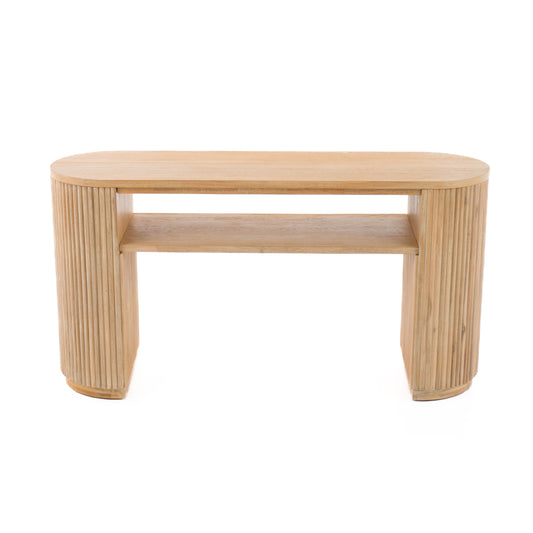 Modrest Jacobson Modern Natural Acacia Console Table
