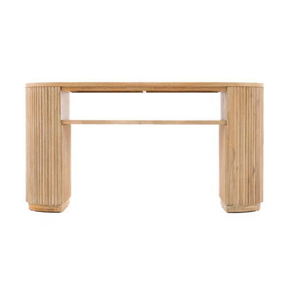 Modrest Jacobson Modern Natural Acacia Console Table