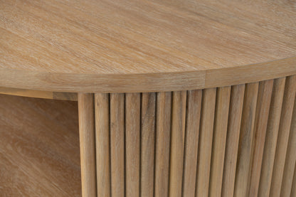 Modrest Jacobson Modern Natural Acacia Coffee Table