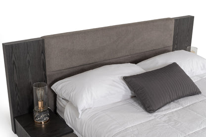 East King Nova Domus Jagger Modern Grey Bed