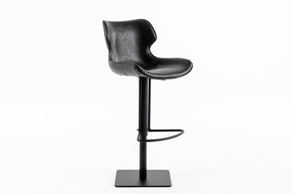 Modrest Jamila Modern Dark Brown Eco-Leather Bar Stool