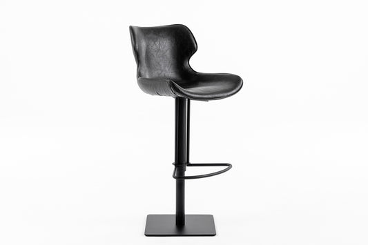 Modrest Jamila Modern Dark Brown Eco-Leather Bar Stool