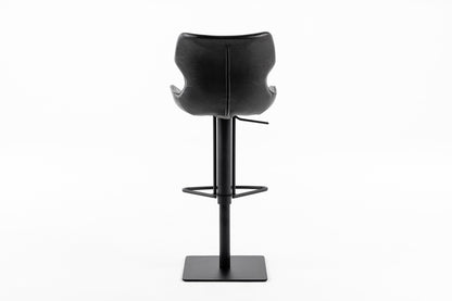 Modrest Jamila Modern Dark Brown Eco-Leather Bar Stool