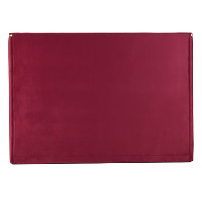 Queen Modrest Janet Modern Red Velvet Gold Bed