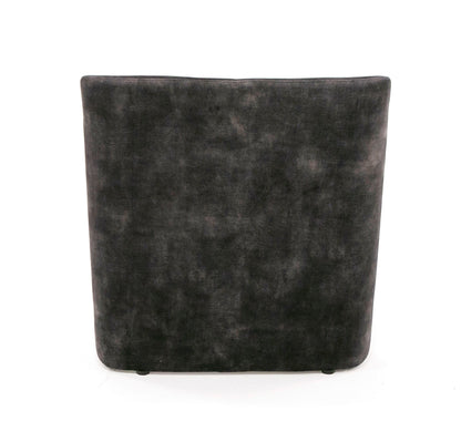 Modrest Modern Jarvis Accent Dark Grey Fabric Chair