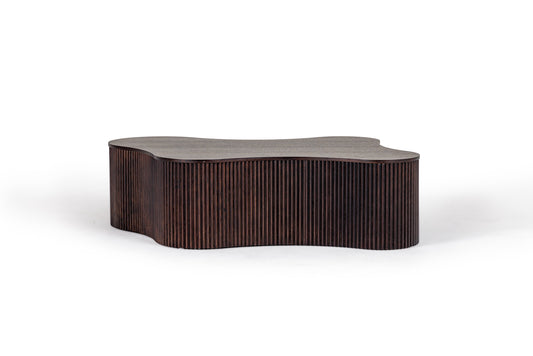 Modrest Jessie Modern Smoked Oak Freeform Coffee Table