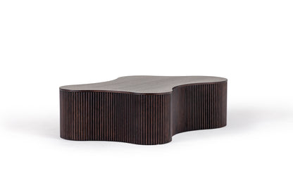 Modrest Jessie Modern Smoked Oak Freeform Coffee Table