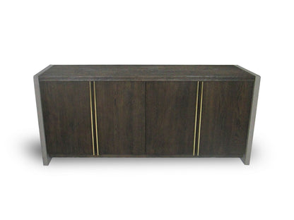 Modrest June Modern Dark Grey and Walnut Buffet