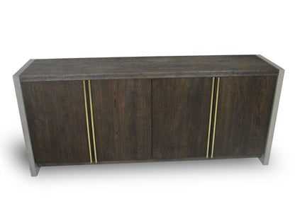 Modrest June Modern Dark Grey and Walnut Buffet