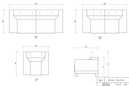 Divani Casa Brustle Modern Dark Grey Eco-Leather Chair