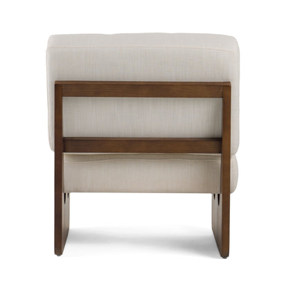 Modrest Kaylie Contemporary Off White Accent Chair