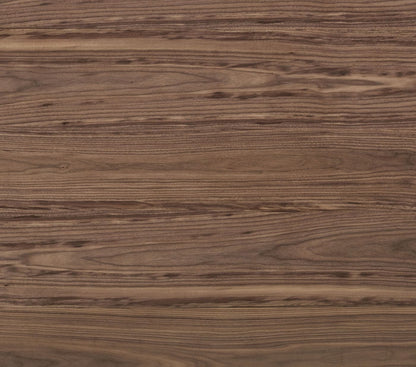 Modrest Keanna Modern Industrial Walnut and Black Dining Table