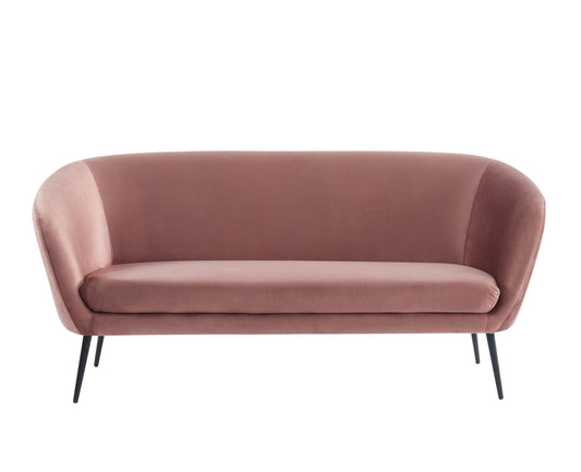 Divani Casa Koeing Modern Coral Fabric Sofa