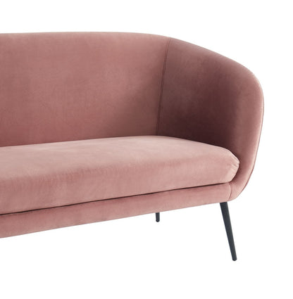 Divani Casa Koeing Modern Coral Fabric Sofa