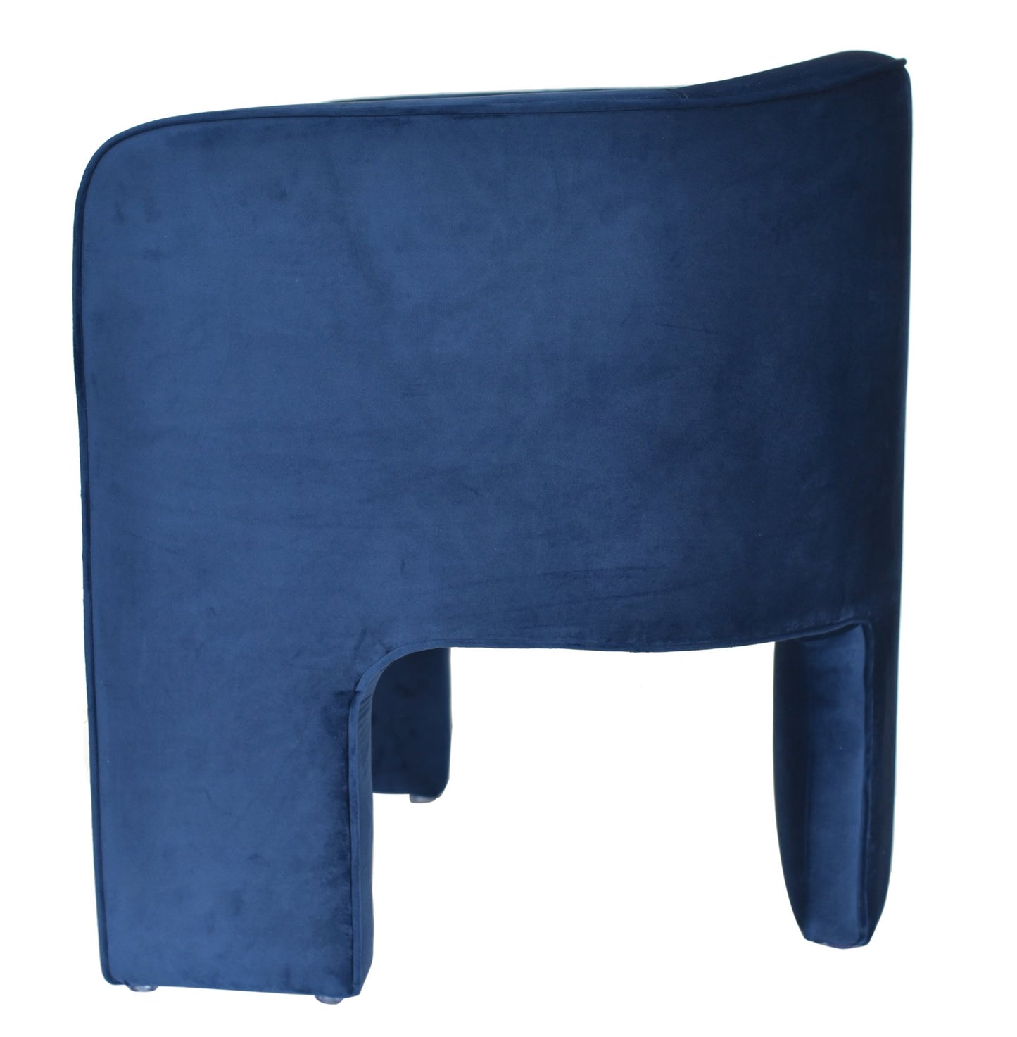 Modrest Kyle Modern Blue Velvet Accent Chair