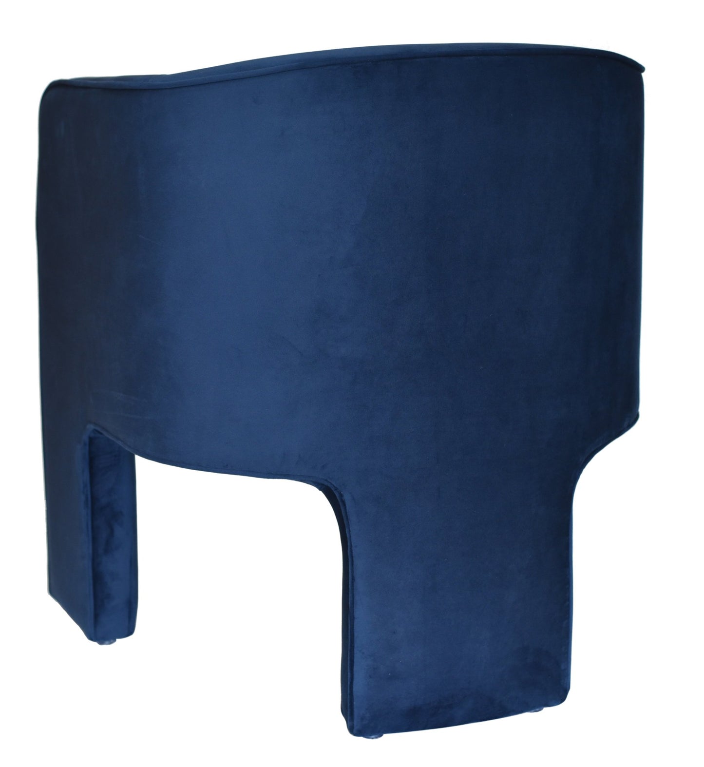 Modrest Kyle Modern Blue Velvet Accent Chair