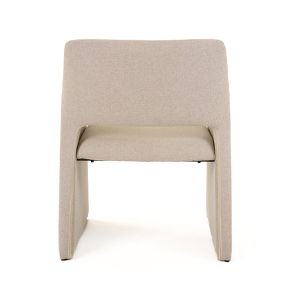 Modrest Lasara Modern Beige Fabric Dining Chair