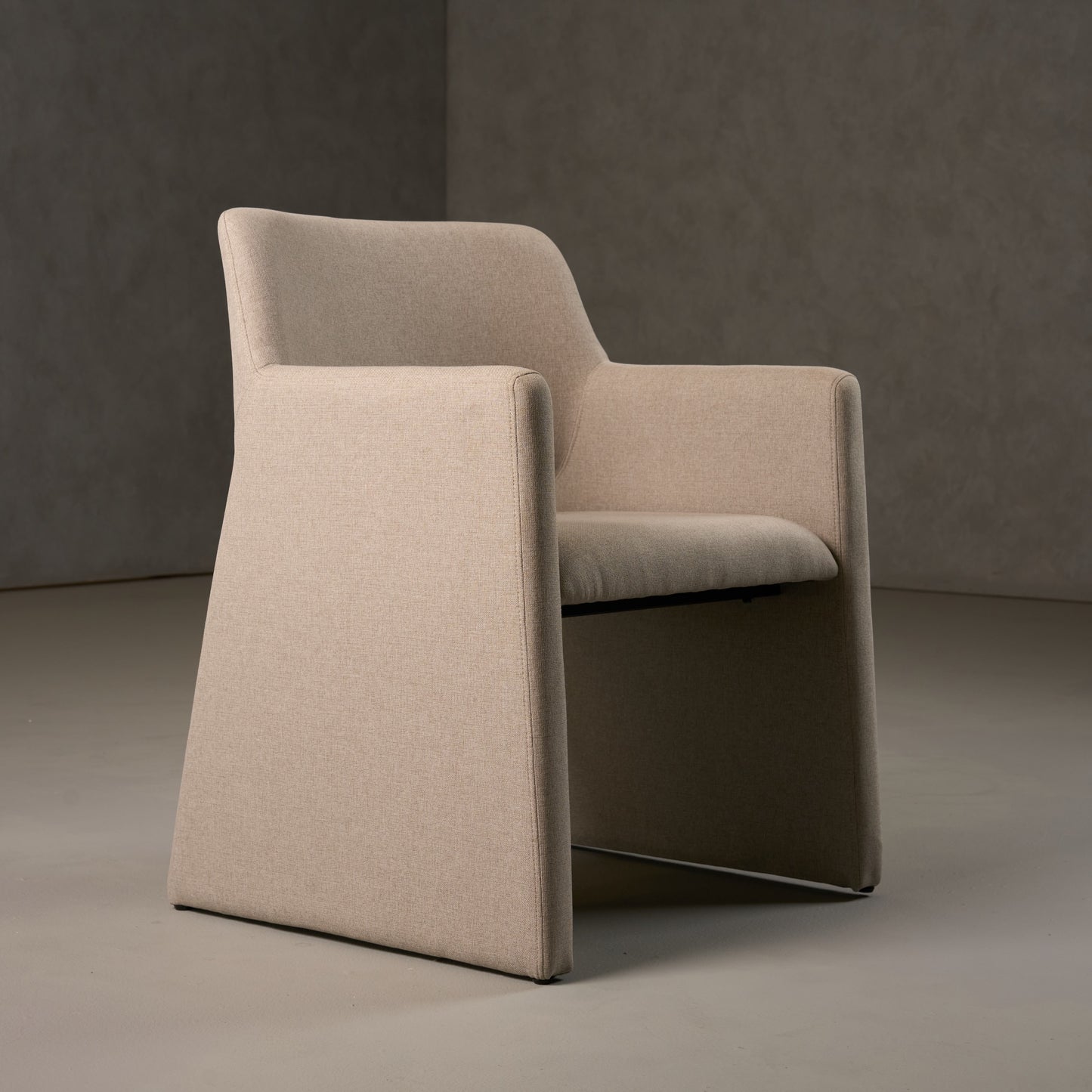 Modrest Lasara Modern Beige Fabric Dining Chair