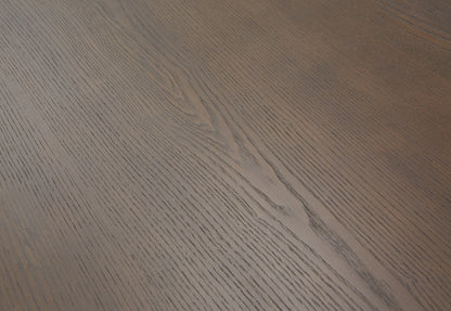 Modrest Leon Modern Umber Wood Live Edge Dining Table