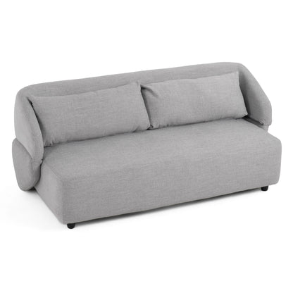 Divani Casa Lerner Modern Light Grey Fabric Sofa Bed