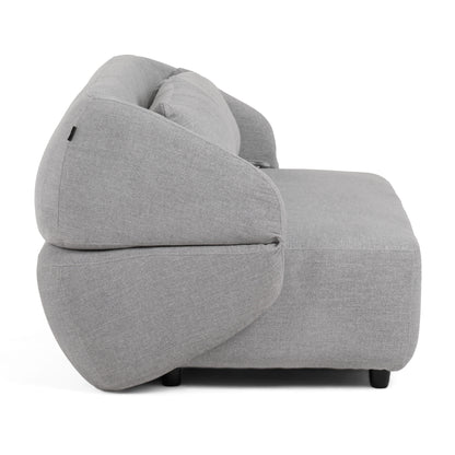 Divani Casa Lerner Modern Light Grey Fabric Sofa Bed