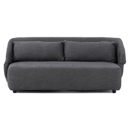 Divani Casa Lerner Modern Dark Grey Fabric Sofa Bed