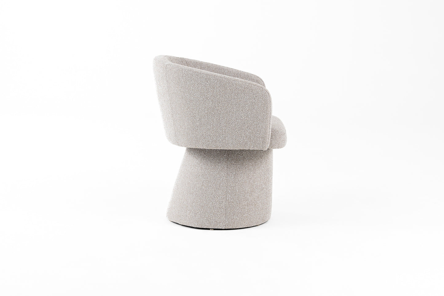 Modrest Linton Modern Light Grey Fabric Dining Chair