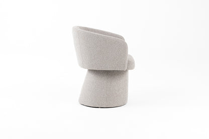 Modrest Linton Modern Light Grey Fabric Dining Chair