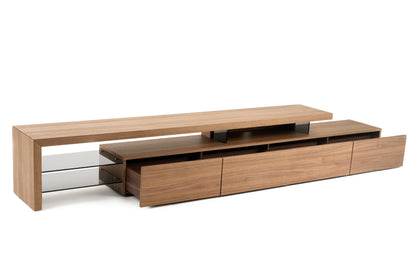 Modrest Loreta Modern Walnut TV Stand