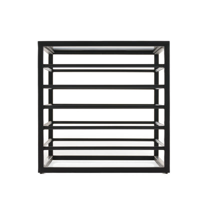 Modrest Malvo Modern Black Glass End Table