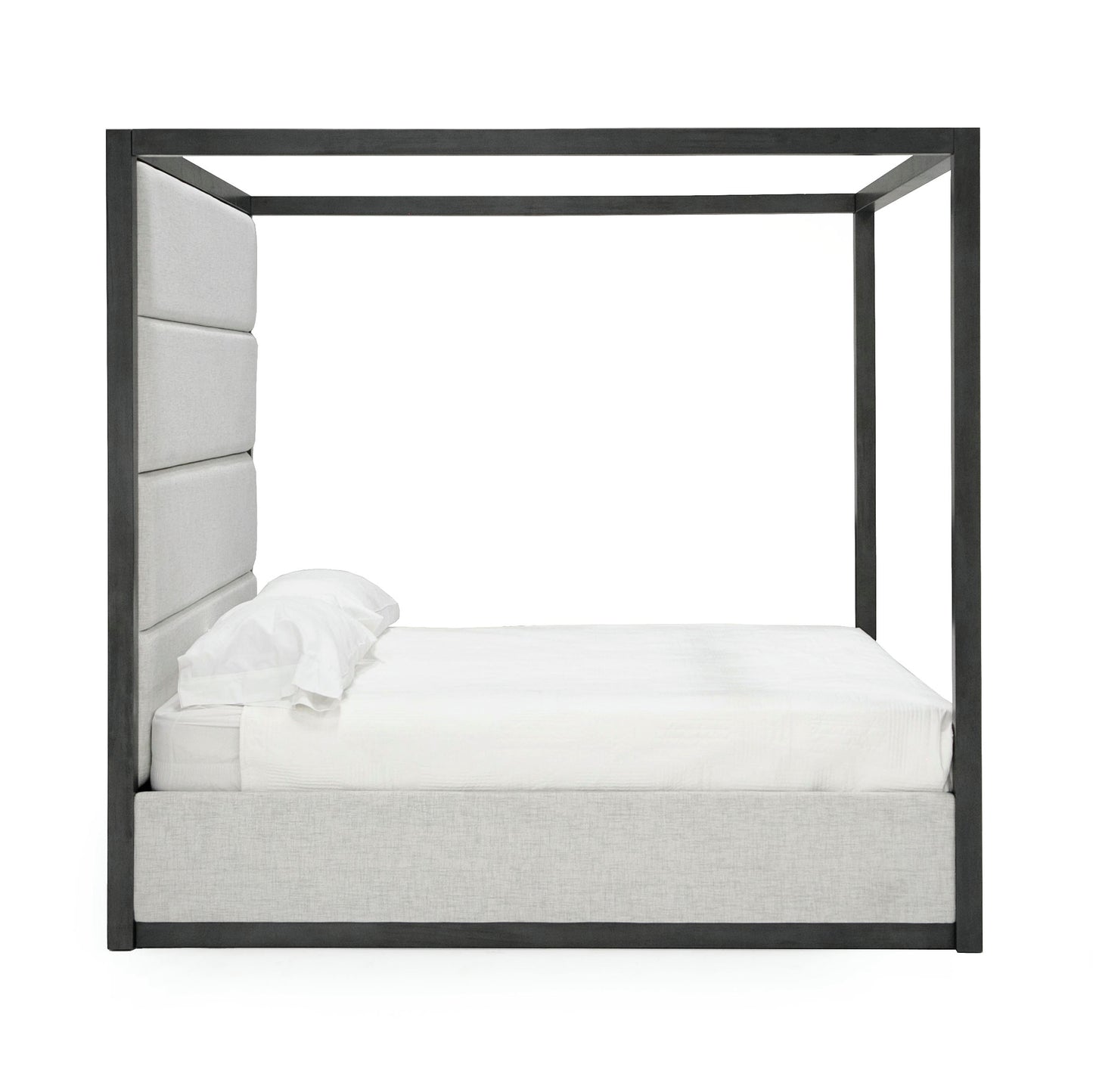 Modrest Manhattan- Contemporary Canopy Grey Queen Bedroom Set