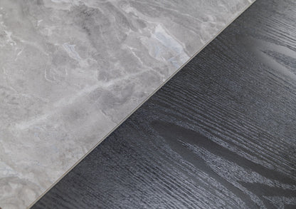 Nova Domus Maranello Modern Grey Wash and Faux Marble Dresser
