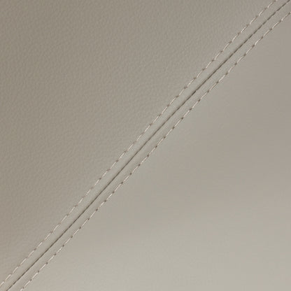 Modrest Marcus Modern Light Grey Vegan Leather Dining Chair