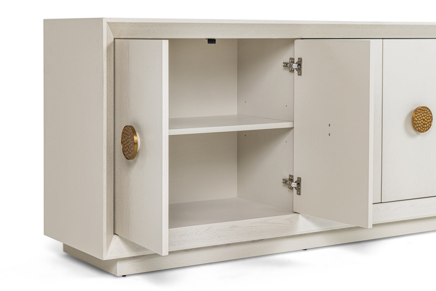 Modrest Marjorie Modern Cream and Brushed Gold Buffet