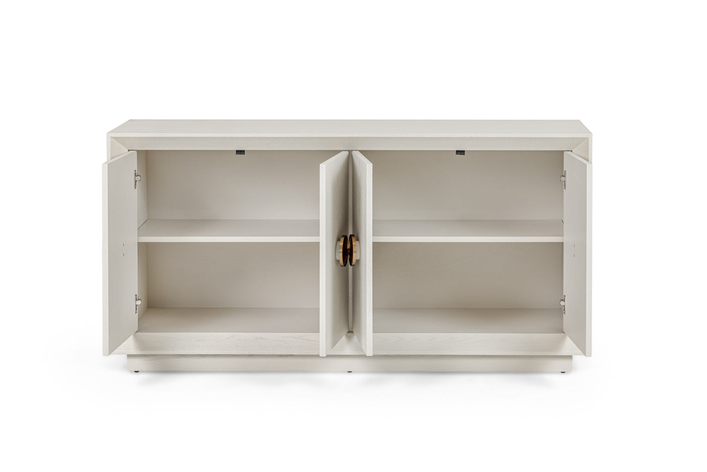 Modrest Marjorie Modern Cream and Brushed Gold Buffet
