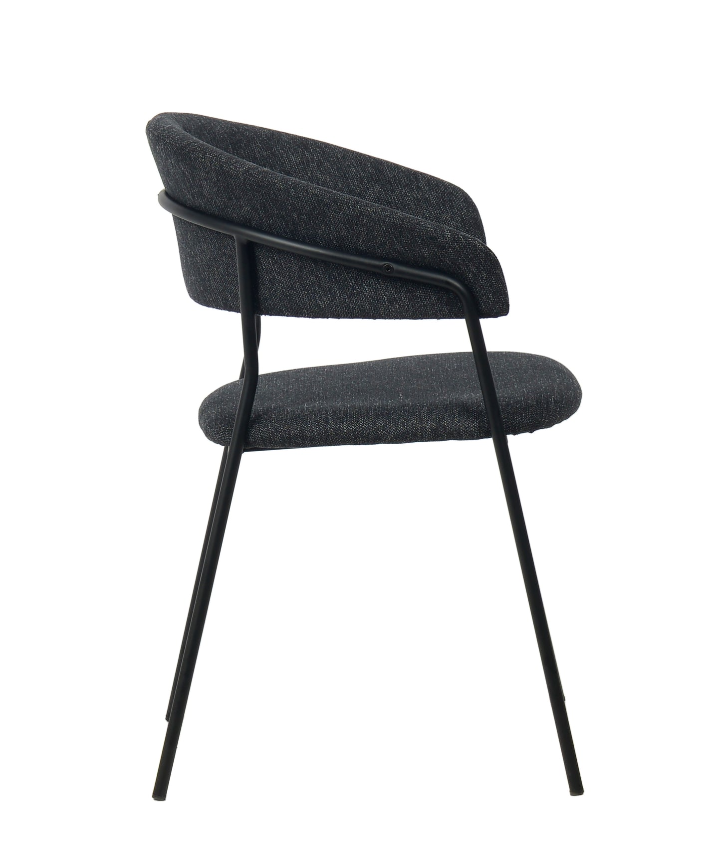 Modrest Marlynn Modern Dark Grey Dining Chair Set of 2