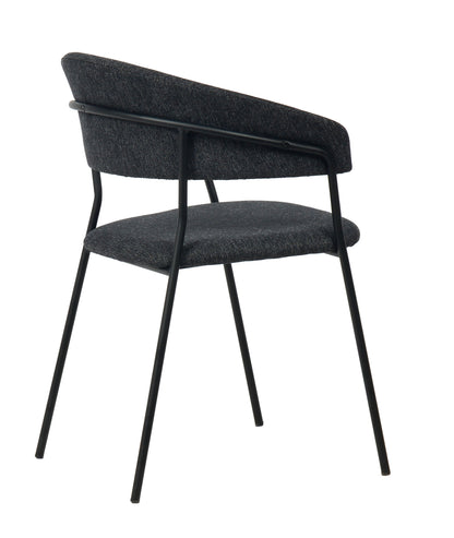 Modrest Marlynn Modern Dark Grey Dining Chair Set of 2