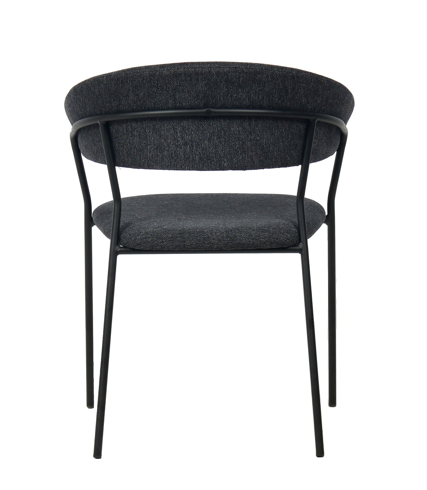 Modrest Marlynn Modern Dark Grey Dining Chair Set of 2