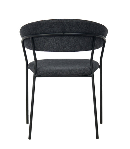 Modrest Marlynn Modern Dark Grey Dining Chair Set of 2