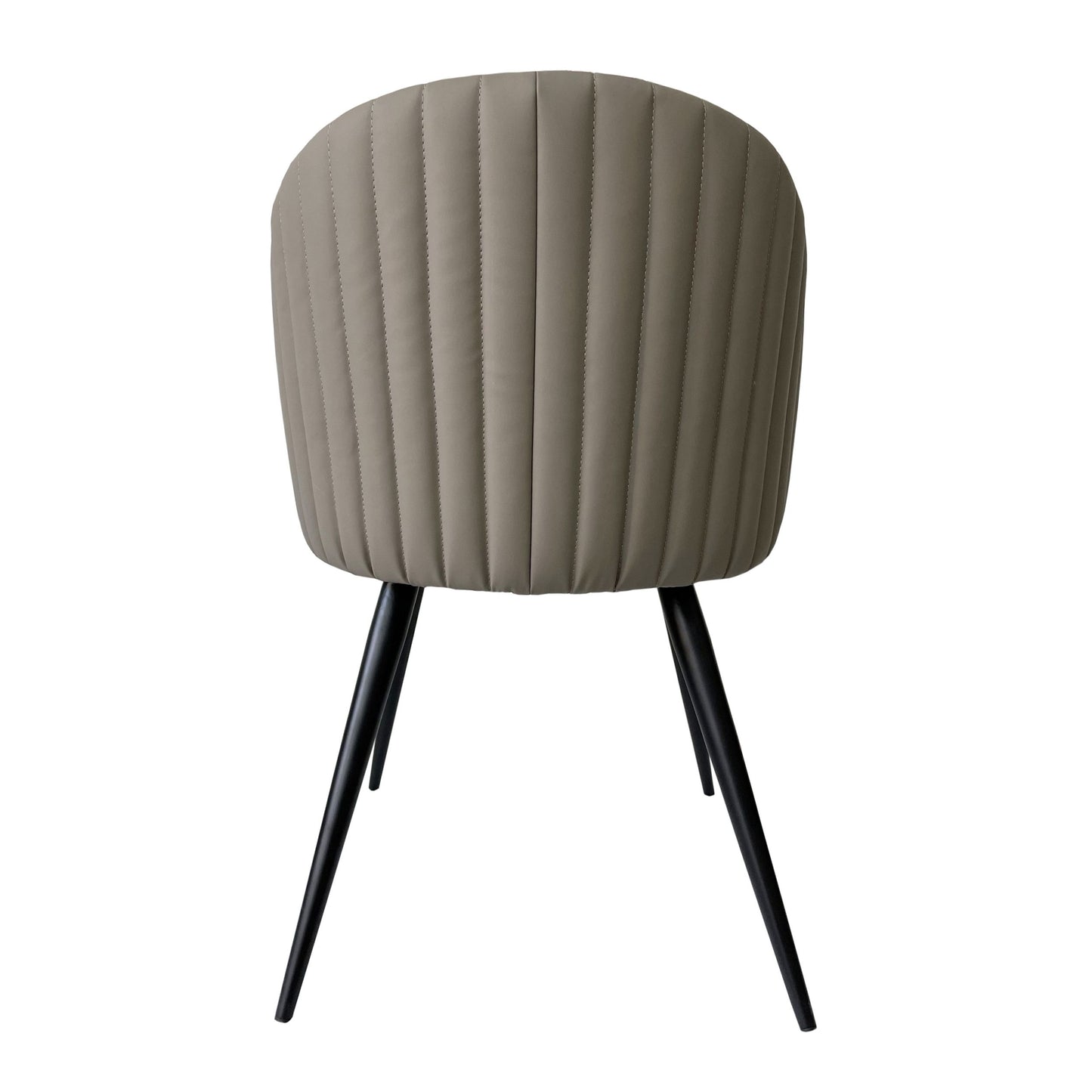 Modrest Marnie Contemporary Gray Cream Dining Chair