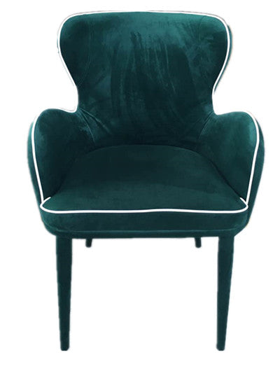 Modrest Tigard Modern Green Fabric Dining Chair