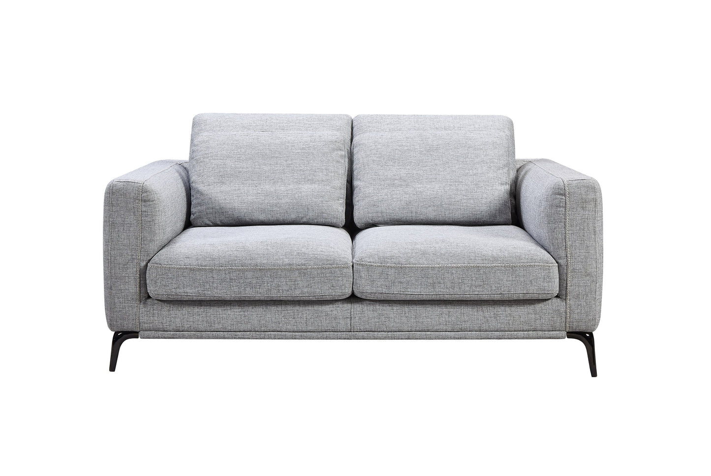 Divani Casa Beaman Modern Grey Fabric Sofa Set