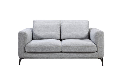 Divani Casa Beaman Modern Grey Fabric Sofa Set