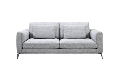 Divani Casa Beaman Modern Grey Fabric Sofa Set